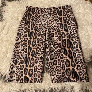 Onzie Leopard Bike Short